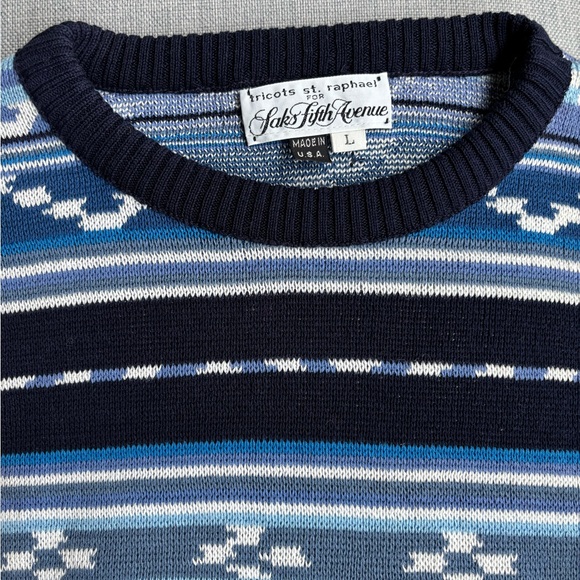 Tricots St. Raphael for Saks Fifth Avenue Cotton Sweater - Picture 3 of 7